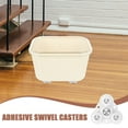 thumbnail image 5 of Soimiss Storage Bin Casters Mini Caster Wheels -degree Rotation 4pcs, 5 of 8