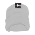 thumbnail image 2 of Cuff Beanie Visor Cap, White, 2 of 2
