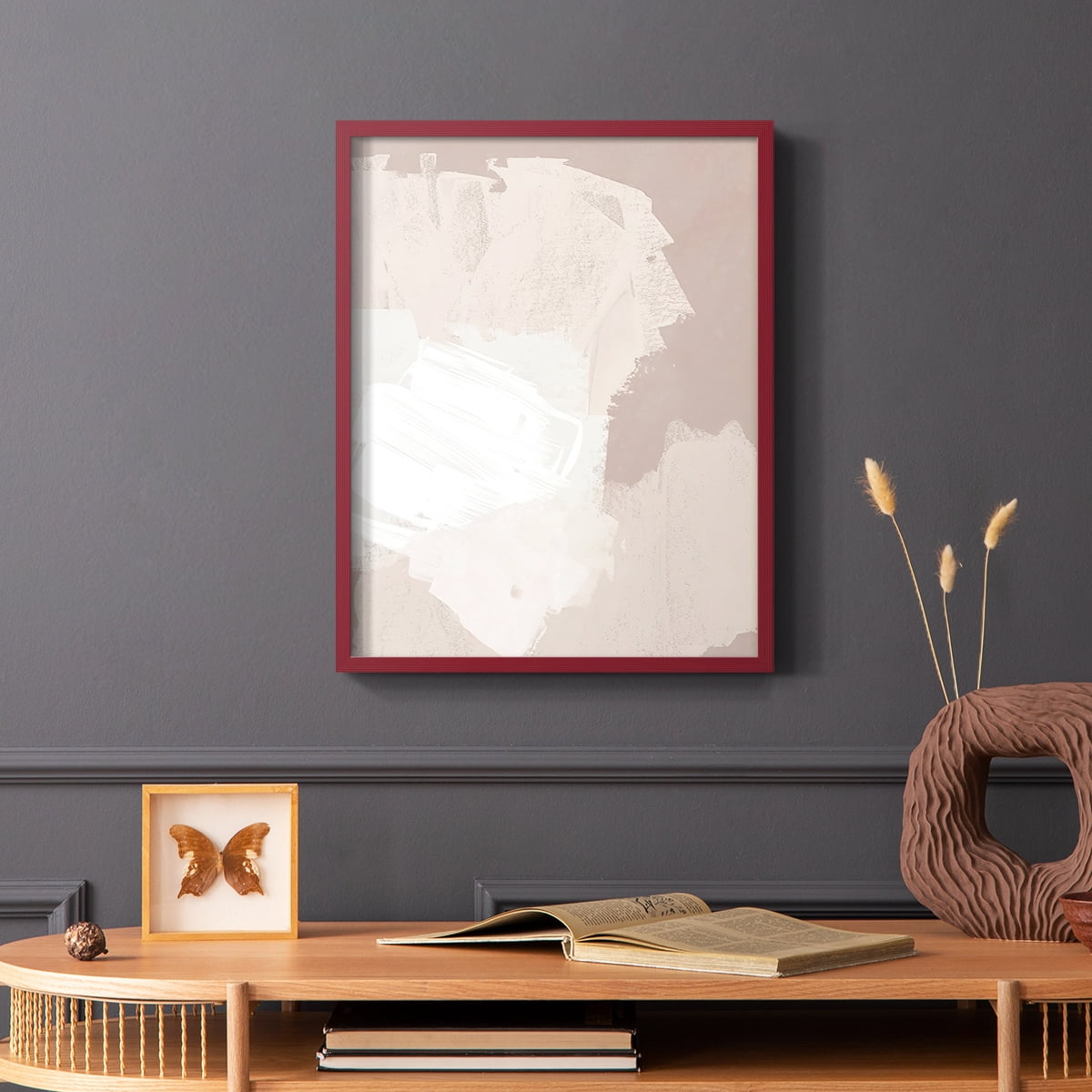Cloud Slate I in Paper Solid Wood 11 x 14 Framed Print