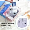 thumbnail image 4 of For Fujifilm Instax Mini 12/11/9/8 Retro Instant Camera Protective Case Camera Shoulder Bag PU Leather Lightweight Accessories Blue, 4 of 6