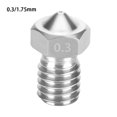 thumbnail image 2 of serony 3D Printer Nozzle Stainless Steel Extrude Head Mini Firm Printer Thread Removable Filament Nozzle,0.3/1.75mm, 2 of 9