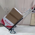 thumbnail image 3 of 1pc Heavy Duty Folding Hand Truck with Adjustable Buckle Gear, Stair Climbing Wheels, and Portable Lift Hand Truck for Transporting and Shopping, Foldable Hand Truck, 3 of 13