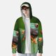 thumbnail image 2 of Balery Red-Eyed Tree Frog Sudadera ligera de manga larga con capucha y protección solar UPF 50+ para hombre y mujer, ideal para pesca y running-Medium, 2 of 7