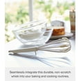 thumbnail image 6 of Yamazaki Home Floating Whisk, White, Silicone + Nylon, Dishwasher Safe, Floating Design, No Assembly, 6 of 7