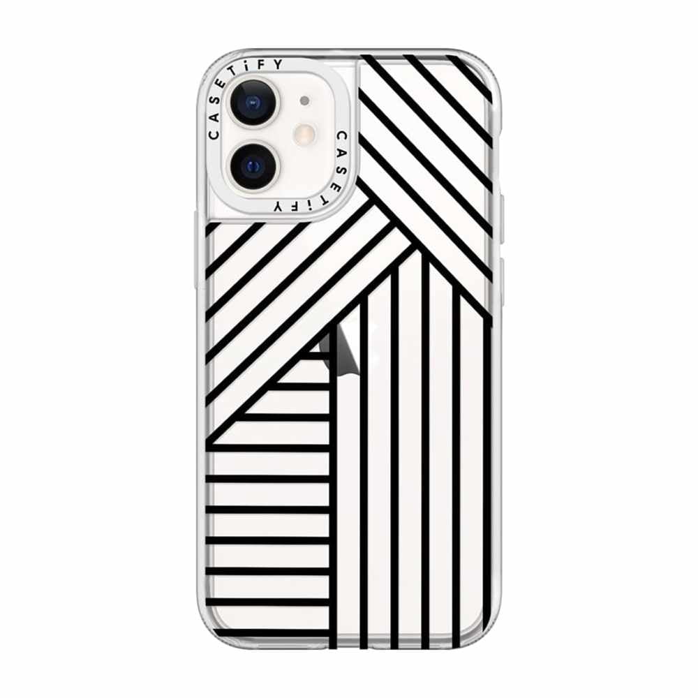 Casetify Grip Case Stripes for iPhone 12 mini Cases Case Compatible with  iPhone 12 mini