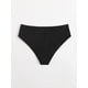 thumbnail image 2 of Parte inferior de bikini de corte alto y cintura media para mujer Sólido Negro CH Sólido Negro CH Xishao ropa, 2 of 2