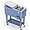 Haze Blue, variant on VINGLI 80 qt Steel Cooler Cart, Refrigeration Insulation