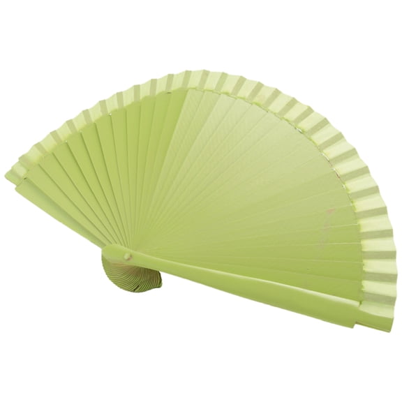 D-Plain Pure Wood Folding Fan Modern Classical Dance Performances Hand Art Craft Home Ornaments