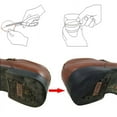 thumbnail image 2 of 1 Pair Rubber Replacement Heel Soles Toe Plates Tap Glue Shoe Repairing, 2 of 8