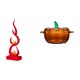 thumbnail image 1 of Figura De Llama De Resina Moderna Y Escultura De Calabaza De Cristal Para Dulces, Ideal Para Oficina, Patio, Estantería, Tarro De Galletas, Adorno De Regalo., 1 of 8