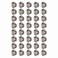 thumbnail image 2 of 40-Pack M10x1.25mm Hex Flange Nuts, Stainless Steel, Corrosion-Resistant Fine Thread Nut Set, 2 of 5