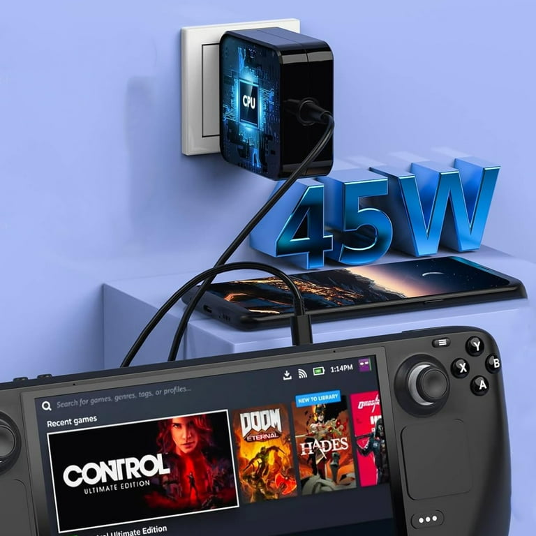 45W Charger for Nintendo Switch/ Switch Lite/ Switch OLED/ Switch