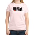 thumbnail image 1 of CafePress - Somebody In Chicago Loves Me Women's Light T Shirt - Women's Classic T-Shirt, 1 of 1