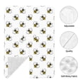 thumbnail image 5 of Honeii Bee print 2-in-1 baby car seat canopy doubles as a nursing cover, fitting both genders & measuring 39x27.5in, 5 of 7