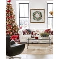 thumbnail image 2 of Eveokoki Farmhouse Wall Decor Signs For Christmas Decorations - Rustic 8” Wood Christmas Wreath Holly Picture Frame - Easy To Hang Indoor Holiday Decor For Your Home, 2 of 4
