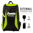 thumbnail image 2 of Franklin Sports Premium Pickleball Backpack - Equipment + Gear Bag - Black, 2 of 7