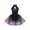Purple, variant on YEAHDOR Kids Girls Shiny Sequins Ballet Tutu Dress Halter Cutout Mesh Skirted Leotard Jazz Latin Dance Costume