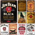 thumbnail image 2 of Letrero de aluminio vintage de whisky irlandés Jameson, para decoración de pared, para garaje, club, cueva de hombre, bar, pub, pretaladrado, resistente a la intemperie, 2 of 5