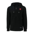 thumbnail image 2 of Men's Cutter & Buck  Black Nebraska Huskers Alumni Logo Roam Eco Recycled Half-Zip Pullover Hoodie, 2 of 3