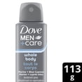 thumbnail image 2 of Dove Men+Care Deodorant Spray Whole Body Marine + Blue Cypress, 113g, 2 of 8