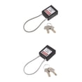 thumbnail image 1 of 2pcs Candados de - para , Hogar, Almacenamiento, Gimnasio, Armarios, Estuche, Cajones, Cajas de Herramientas, DYNWAVEMX  Candado de bloqueo de seguridad, 1 of 8