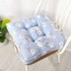 thumbnail image 2 of Nvzi Bohemian Soft Patio Chair Pads Indoor Office Home Kitchen Square Dining Chair Cushion Pillow Blue Flower 18x18x4, 2 of 5