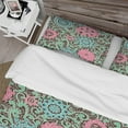 thumbnail image 4 of Designart 'Vintage Pink And Blue Flowers' Floral Duvet Cover Set, 4 of 4