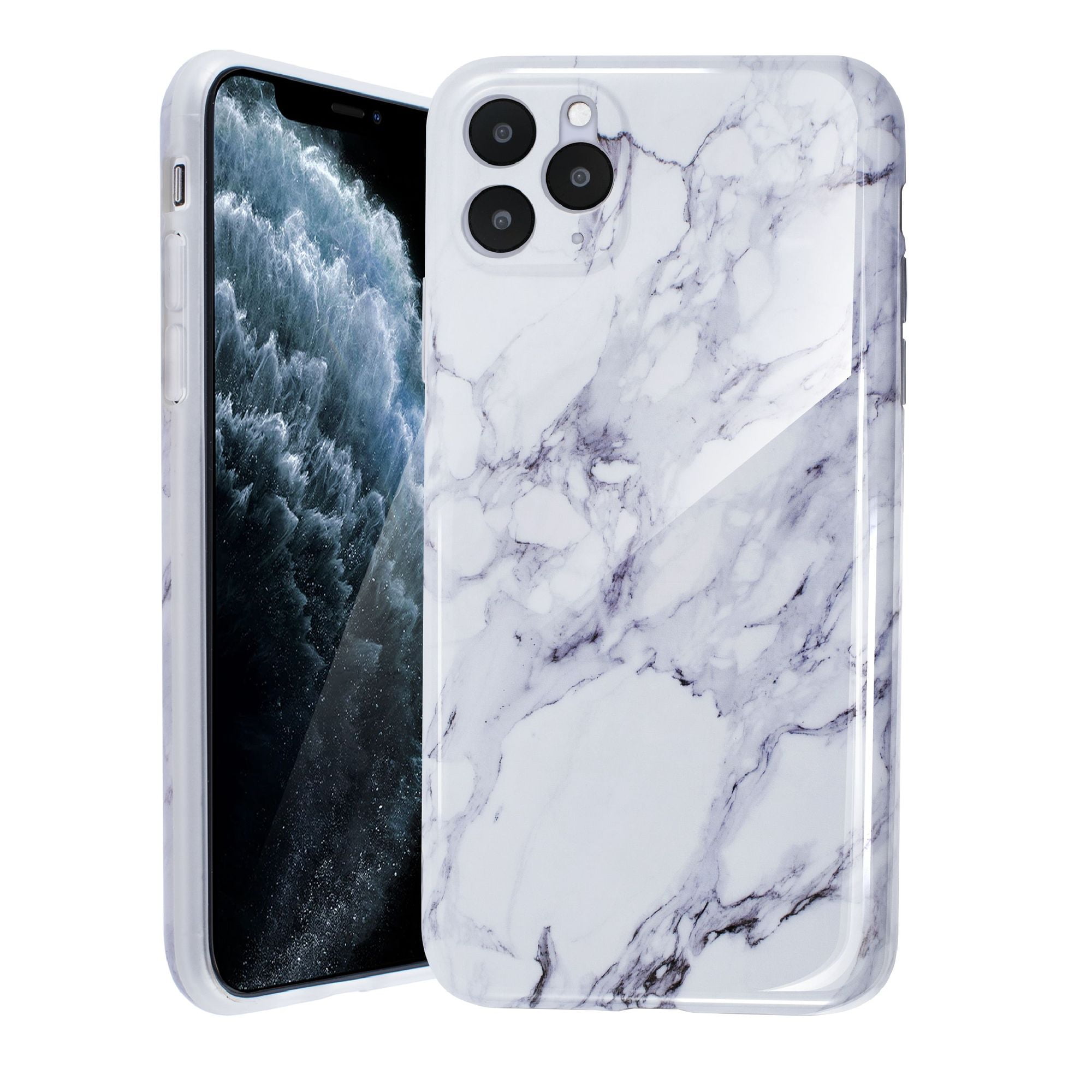 Glossy Marble Case Compatible with iPhone 11 Pro Max 6.5 inch (2019