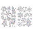thumbnail image 3 of Pegatinas de ventana de decoración navideña, decoración de fiesta navideña, calcomanía de ventana, pegatinas de pared navideñas para fiesta,, 3 of 7