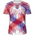 thumbnail image 2 of Croatia (1) T-Shirt for Running Soccer Tennis Fitness Sports Jerseys Shirts, 2 of 7