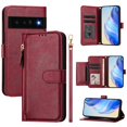 thumbnail image 3 of Funda para Google Pixel 6 Pro 5G Cartera de Mano con Cremallera y Correa Cruzada Desmontable, 3 of 5