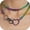 C-Rainbow Finish, variant on Heart Slip Chain Necklace Chunky Gold Silver Lariat Y Necklace for Women Chunky Puffy Heart Choker Affection Link Stainless Steel Punk Trendy
