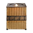 thumbnail image 4 of SunJet Indoor Rattan Water Fountain with LED Light - 17 inch High Floor Zen Fountain for Home, Living Room, Yoga Room, Office and Porch Decor, 4 of 5