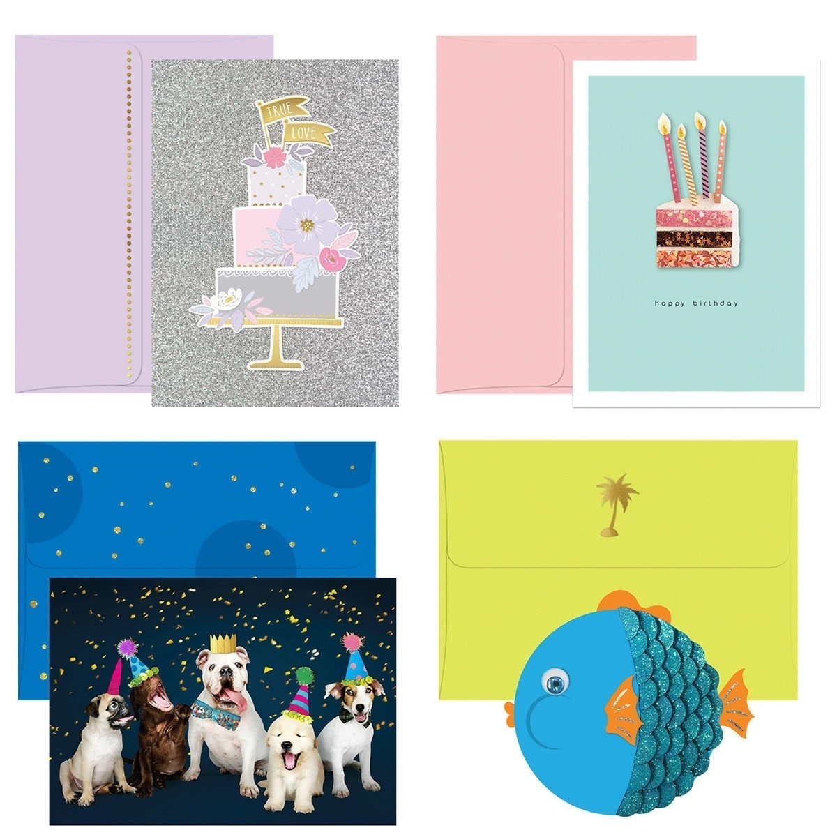 Burgoyne Hand-Crafted All Occasion Greeting Cards, 25 Count