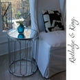 thumbnail image 2 of Rutledge & King Braswell Silver Mirrored End Table Set - Accent Table - Silver, 2 of 5