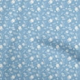 thumbnail image 1 of oneOone Polyester Spandex Light Blue Fabric Floral Sewing Craft Projects Fabric Prints By Yard 56 Inch Wide, 1 of 5
