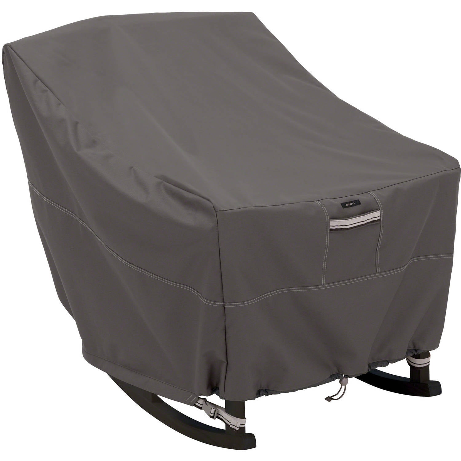 Ravenna Medium Patio Rocking Chair Cover - Dark Taupe - Classic Accessories