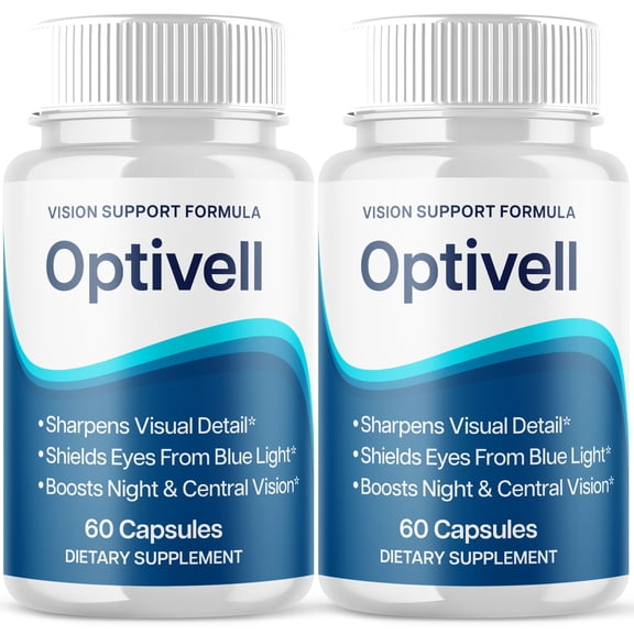 Optivell Vision Care Pills Advanced Formula Eye Health Supplement 120 Capsules
