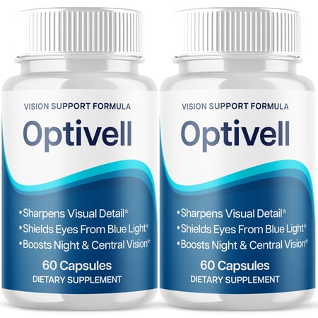 Optivell Vision Care Pills Advanced Formula Eye Health Supplement 120 Capsules