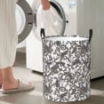 thumbnail image 4 of Paisley Pattern No.9076 Laundry Basket, Laundry Hamper Waterproof Laundry Bag Clothes Hamper Laundry Bin with Handles for Bedroom, Living Room, Kids Room-#, 4 of 5