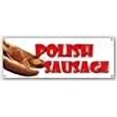 thumbnail image 2 of SignMission B-72 Polish Sausage 72 in. Polish Sausage Banner Sign - Sandwich Concession, 2 of 4