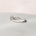 thumbnail image 2 of Silvago Jewelry Brilliant 1.46 Ct Round Cut Diamond Ring - 14K White Gold Plated Ring - Full Eternity Band Solitaire Diamond Rings for Women's - Solitaire with Accent Diamond Rings for Women's, 2 of 10