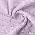 thumbnail image 5 of Sleeveless Bodycon Dresses Womens Square Neck Ruffle Hem Ribbed Summer Casual Midi Dress Purple, 2XL, 5 of 7