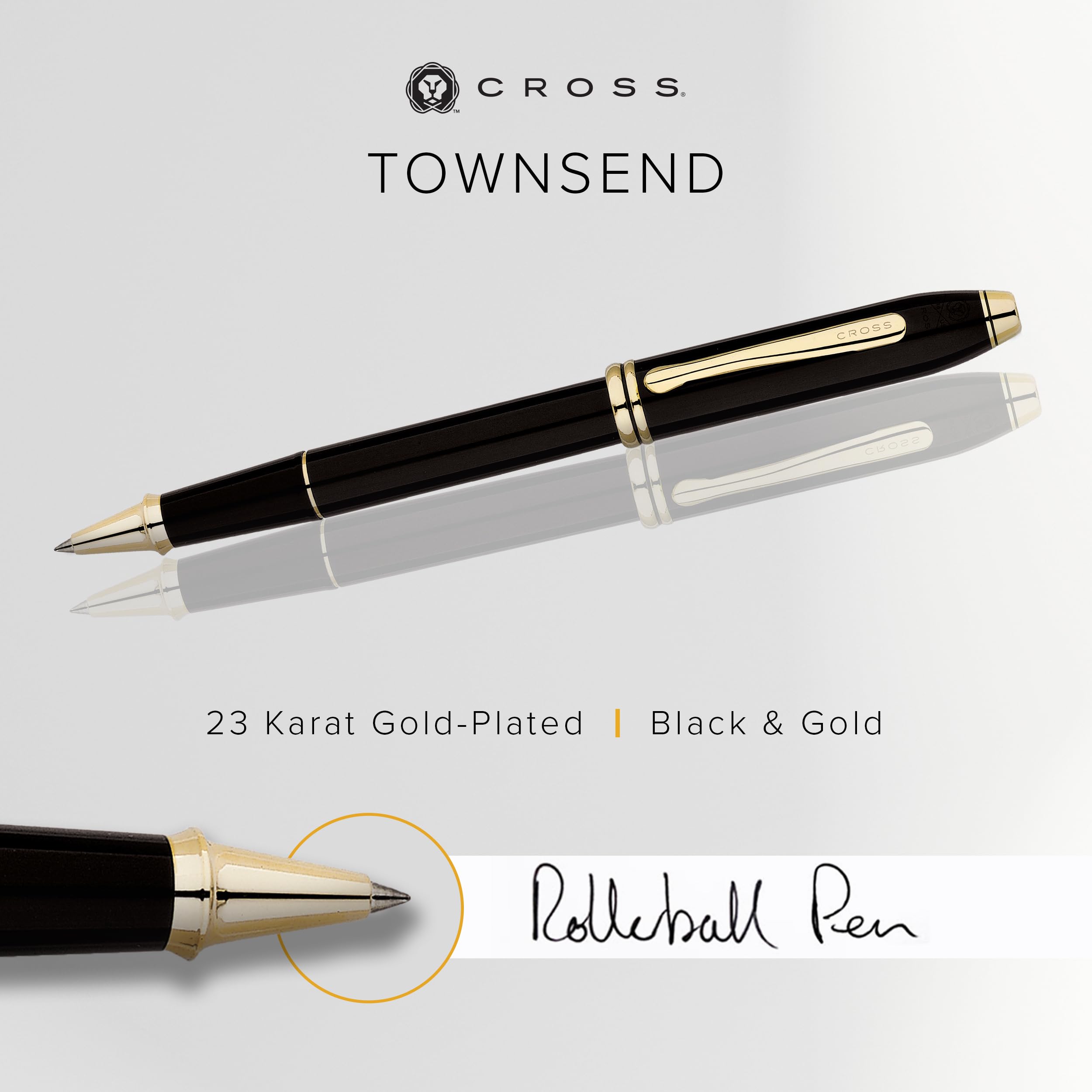Cross Townsend® Classic Black Lacquer Rollerball Pen