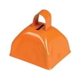 thumbnail image 2 of 3-inch Orange Metal Cow Bell (Bulk Pack of 12 Bells), 2 of 2