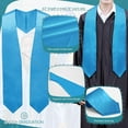 thumbnail image 5 of Endea Graduation Light Blue Graduation Stole, 5 of 6