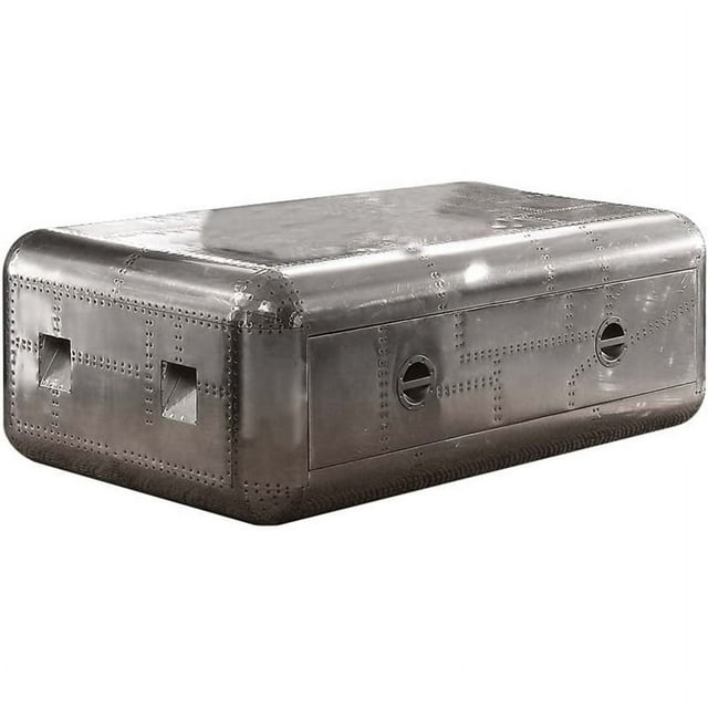 ACME Table Basse Carrée Brancaster en Aluminium