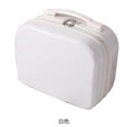 thumbnail image 1 of 14 Inch Travel Portable Solid Color Lightweight Small Hard Makeup Box New Style Student Lightweight Boarding Luggage White, 1 of 6