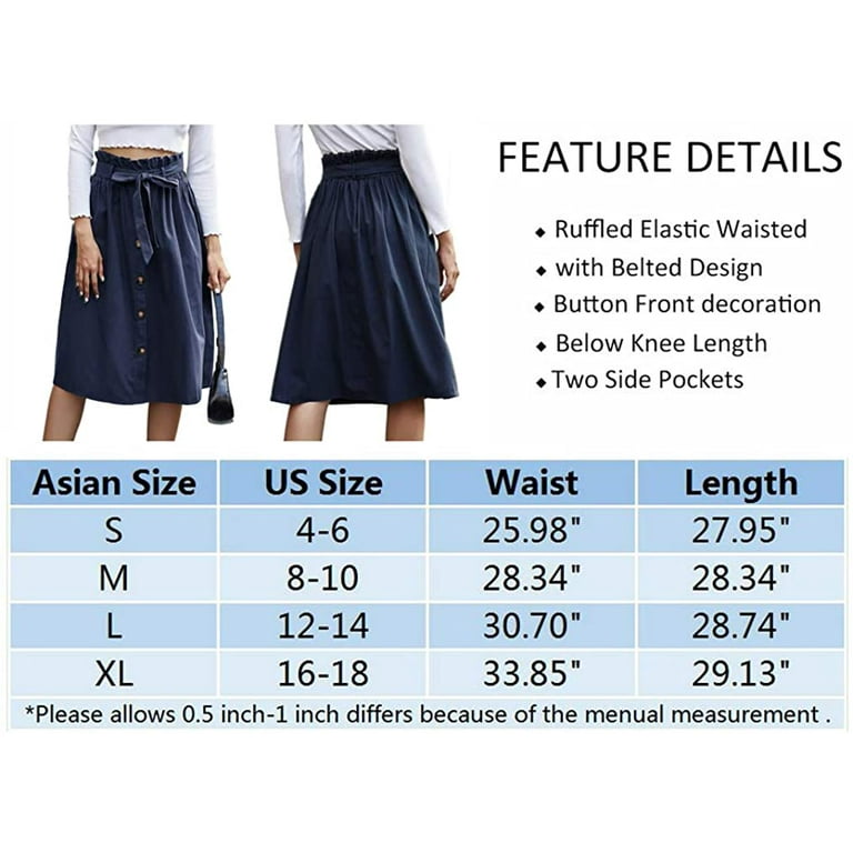 Mid length clearance skirts 6 inch