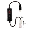thumbnail image 2 of USB Small Fish Tank Heater Heating Tool External Fish Tank Heater Temperature Controller 15W, 2 of 8